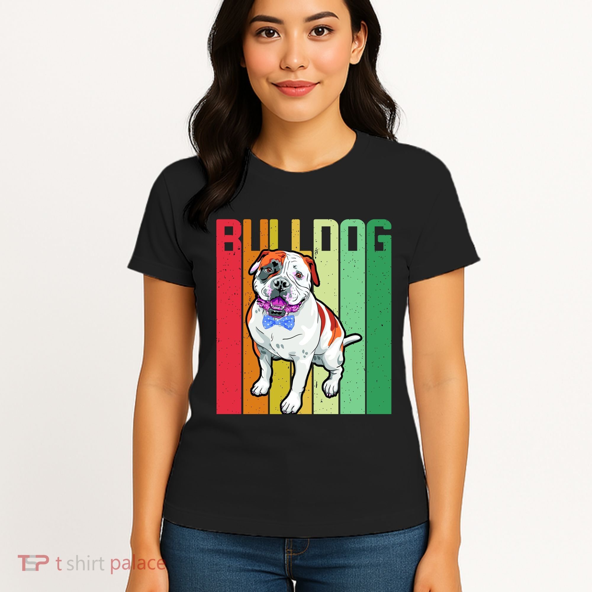 Retro Bulldog Women's T-Shirt