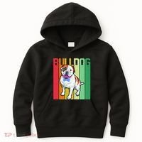 Retro Bulldog Kids Hoodie thumb 0