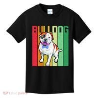 Retro Bulldog Kids T-Shirt thumb 0