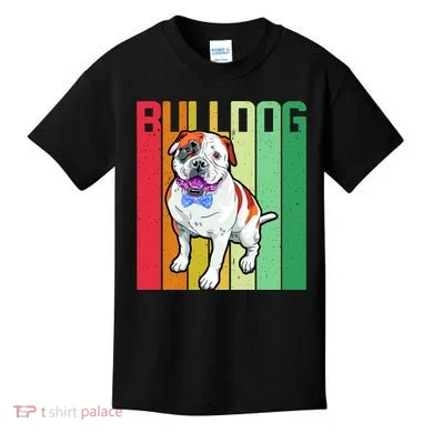 Retro Bulldog Kids T-Shirt