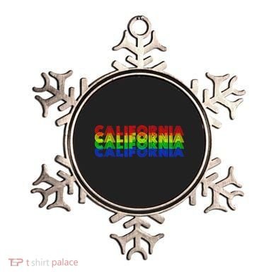 Retro California Ornament