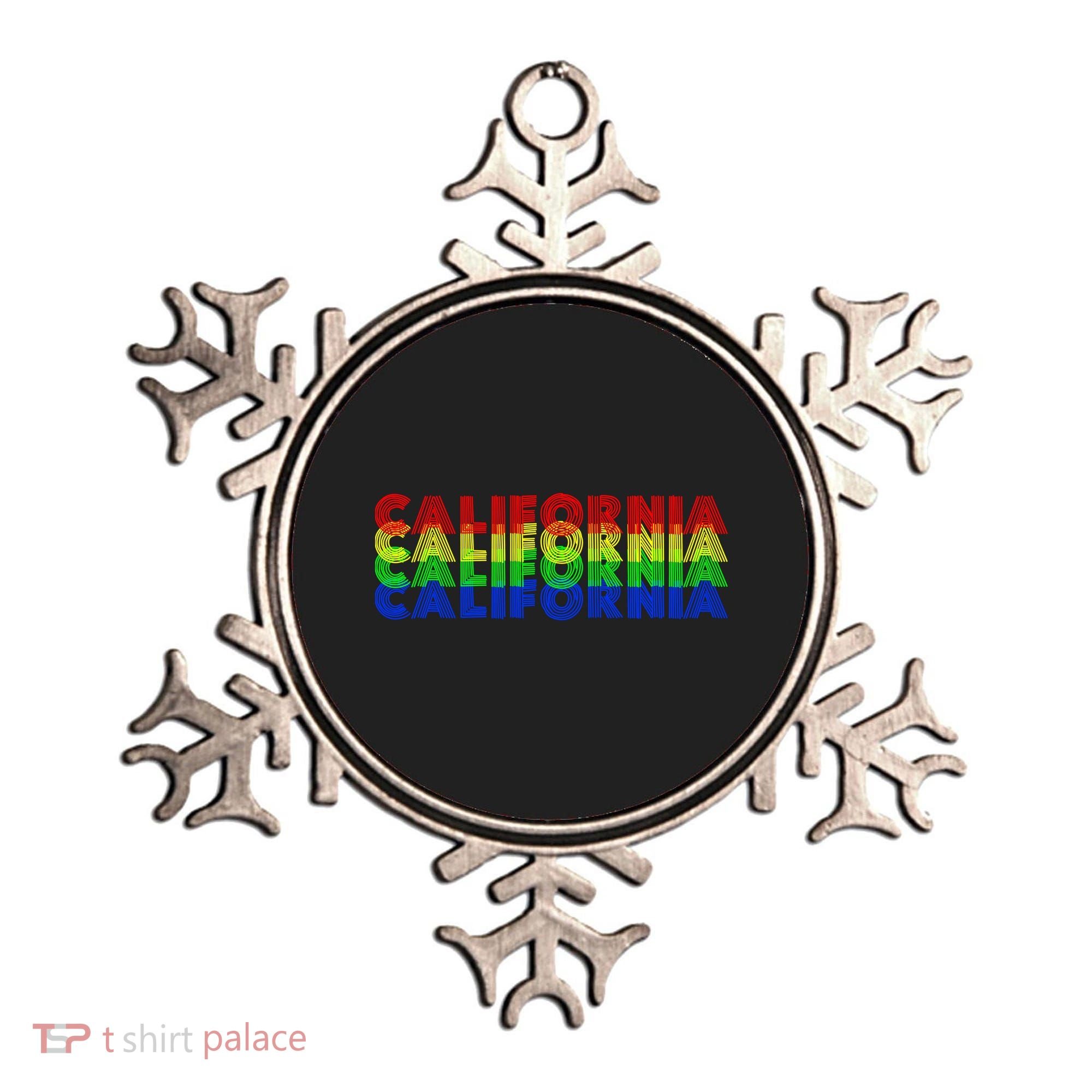 Retro California Ornament