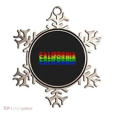 Retro California Ornament