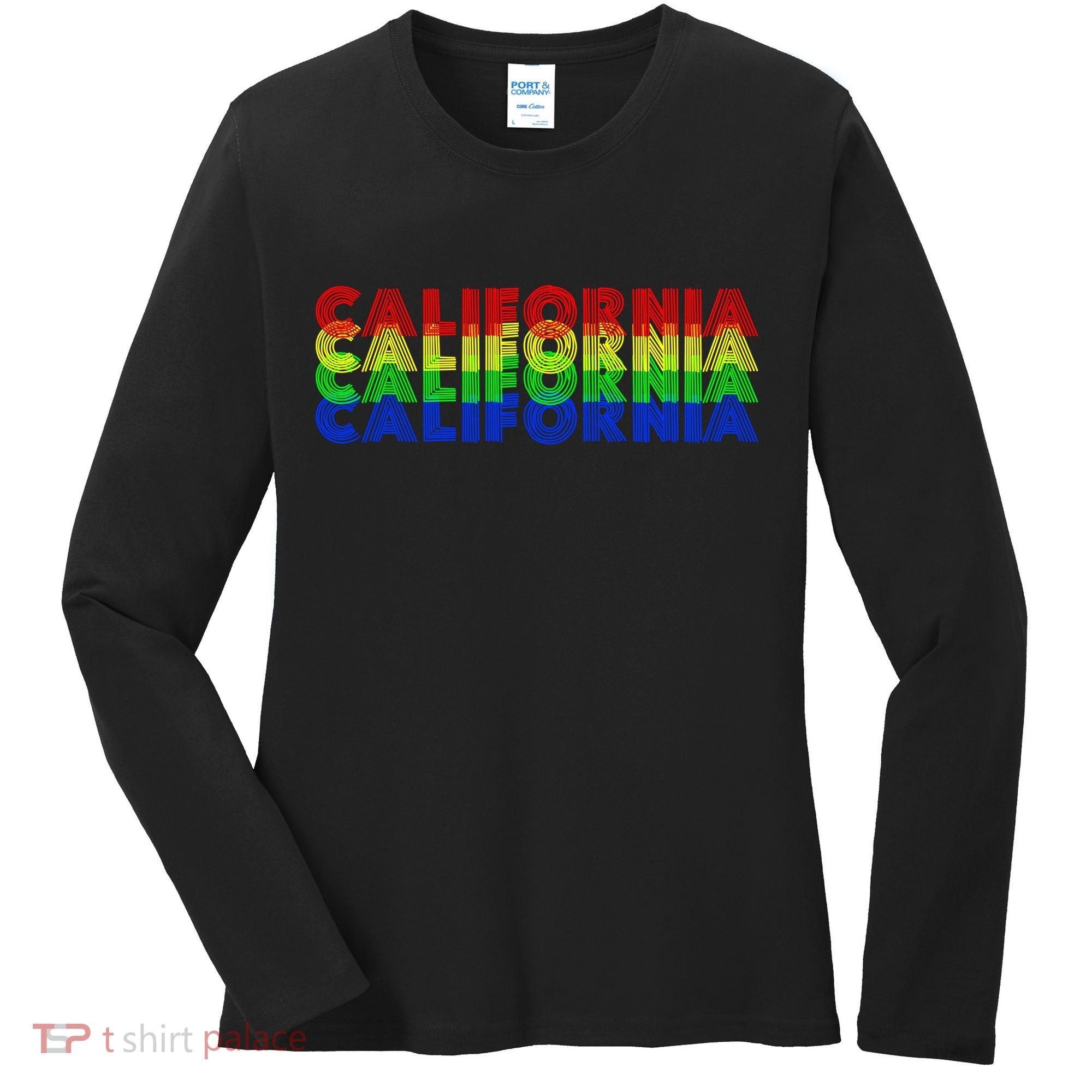 Retro California Women's Long Sleeve Shirt