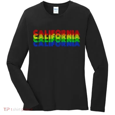 Retro California Women's Long Sleeve Shirt