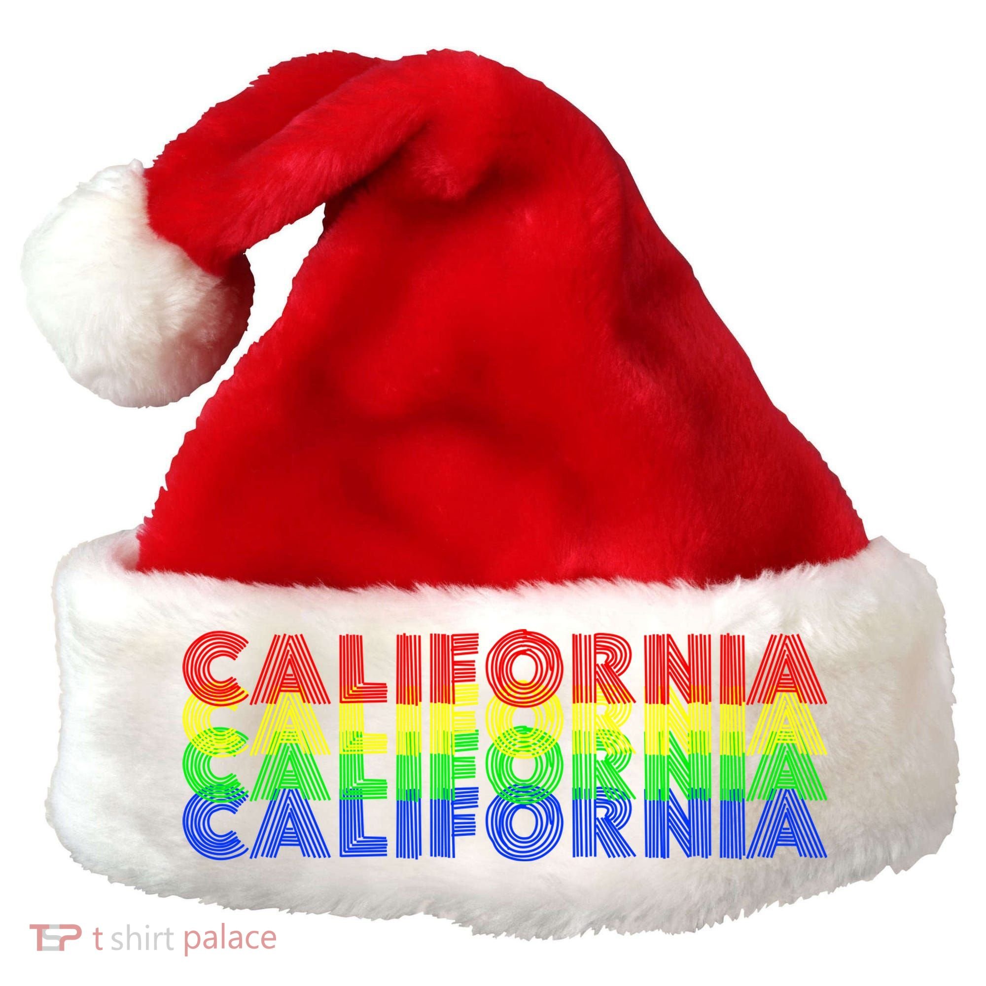 Retro California Santa Hat