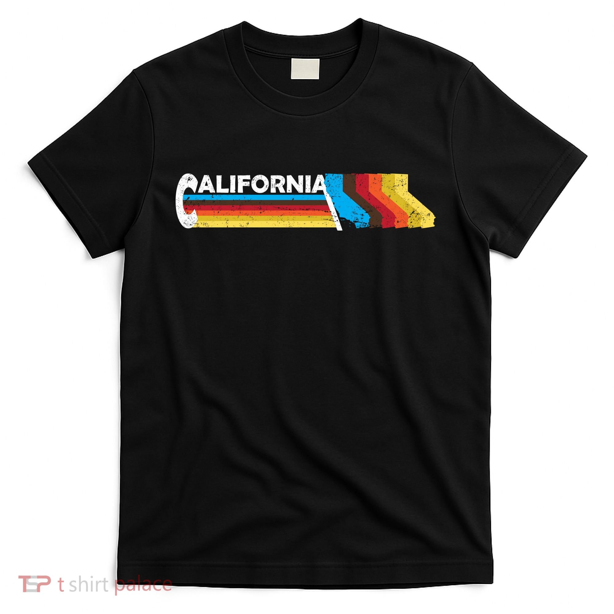Retro California Colorful Logo T-Shirt