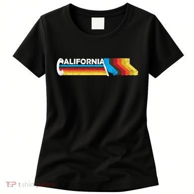 Retro California Colorful Logo Women's T-Shirt