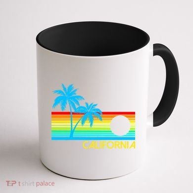 Retro California Logo Coffee Mug back