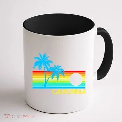 Retro California Logo Coffee Mug back