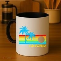 Retro California Logo Coffee Mug thumb 4