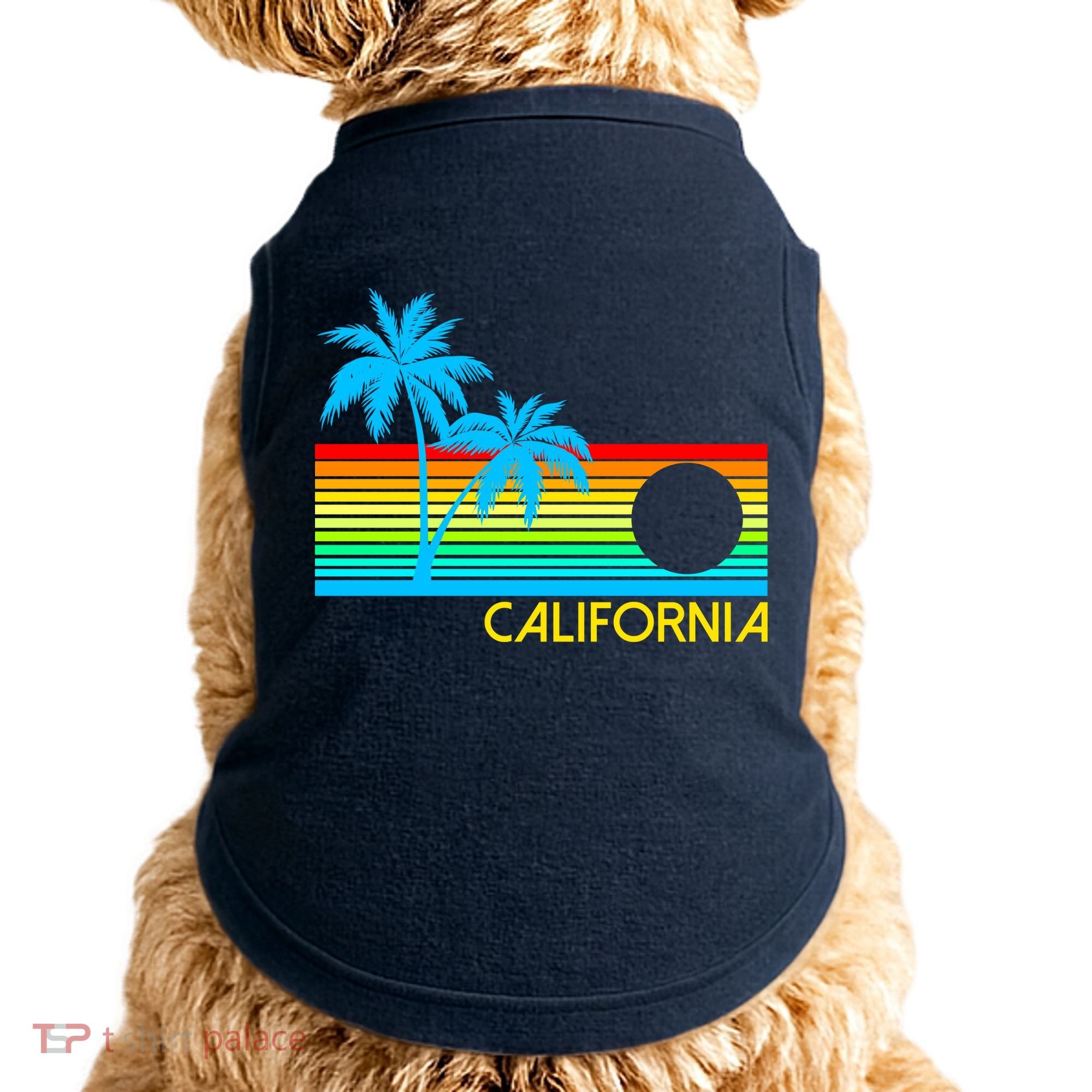 Retro California Logo Doggie Tank