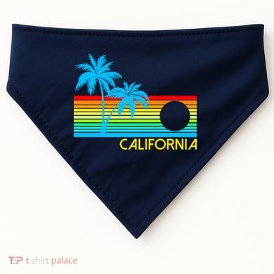 Retro California Logo USA-Made Doggie Bandana
