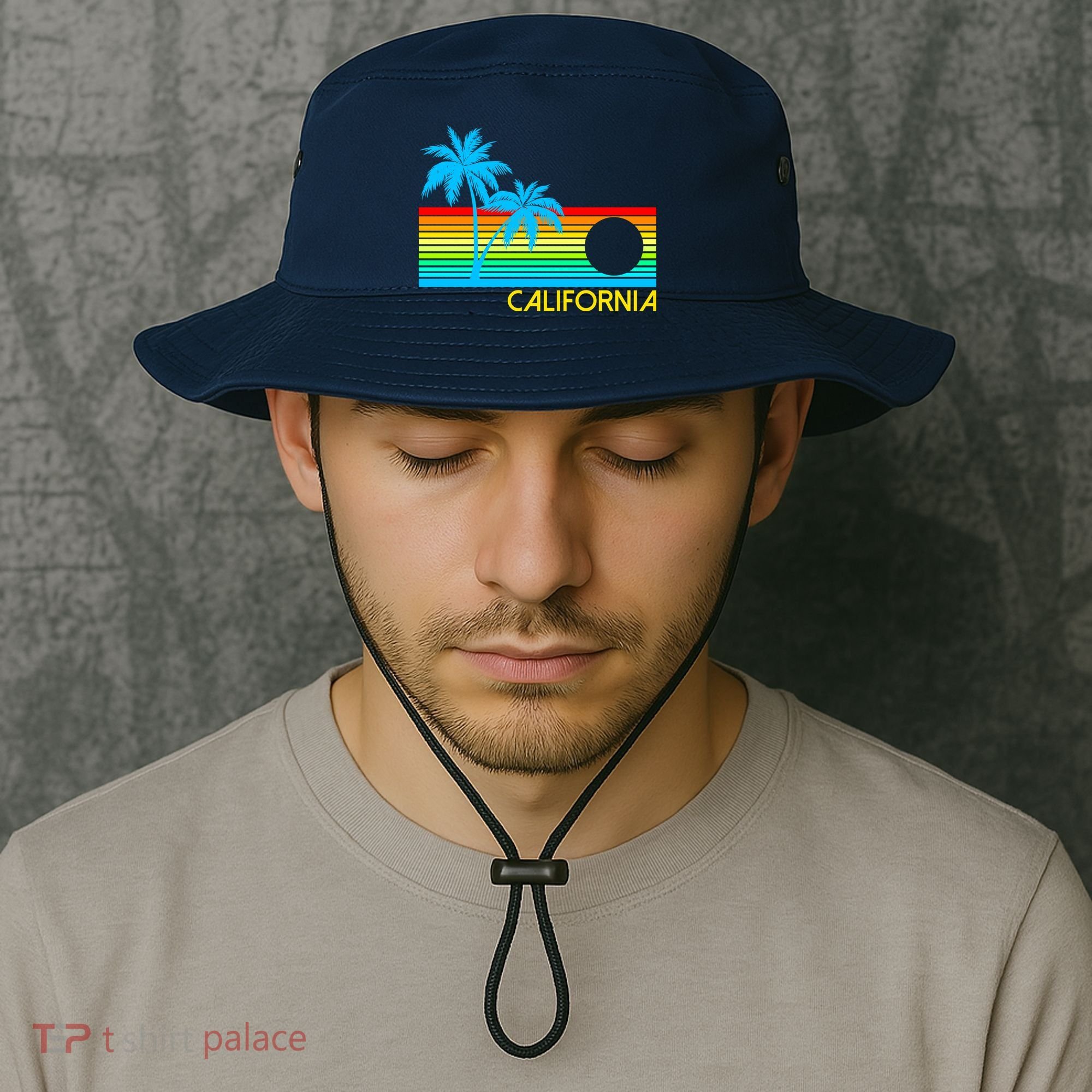 Retro California Logo Bucket Hat