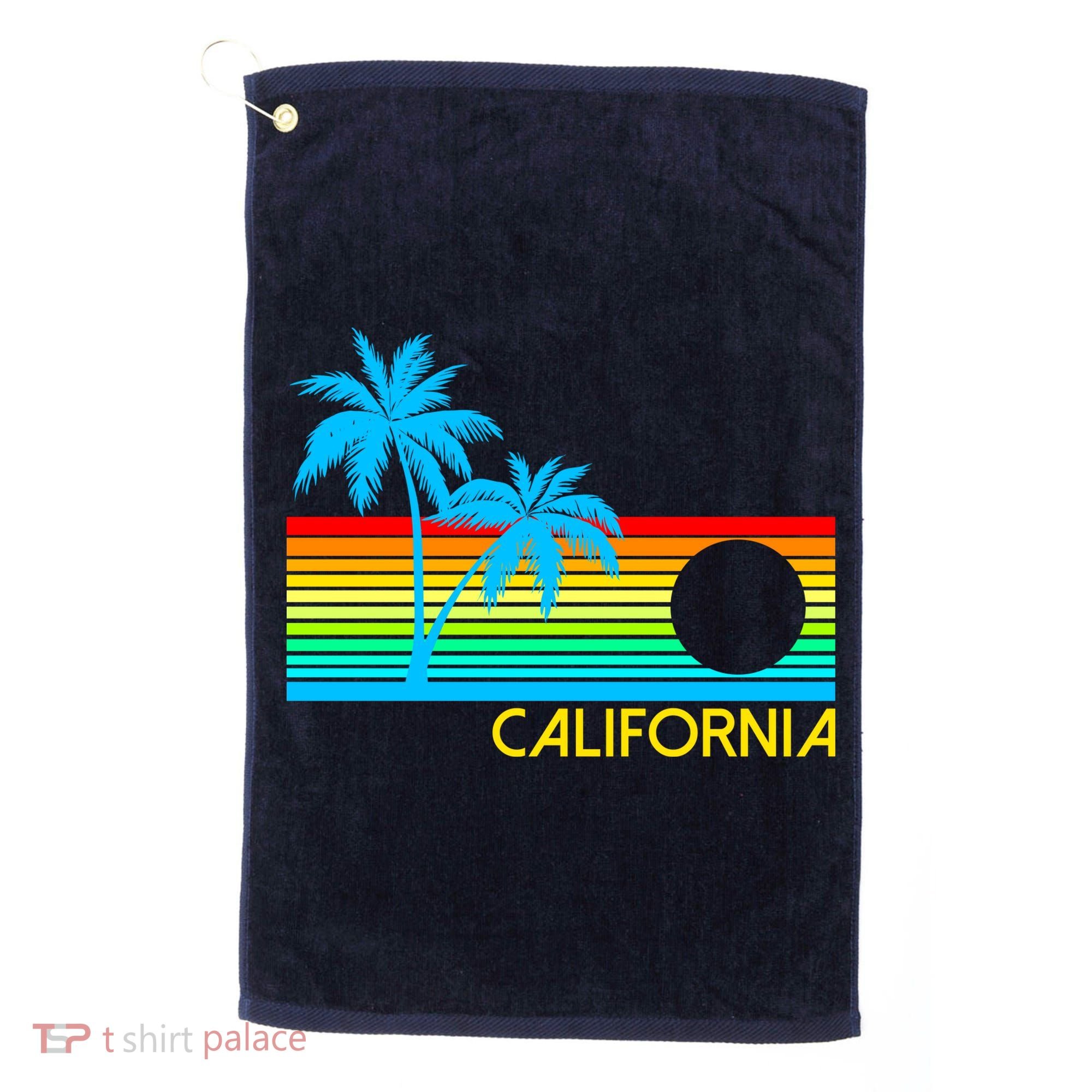 Retro California Logo Golf Towel