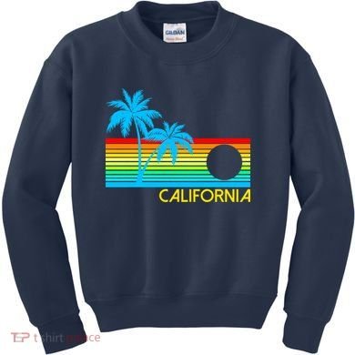 Retro California Logo Kids Sweatshirt
