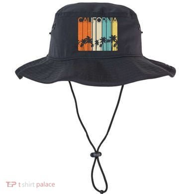 Retro California Palms Bucket Hat