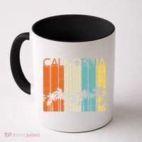 Retro California Palms Coffee Mug thumb 0