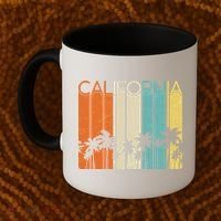 Retro California Palms Coffee Mug thumb 2