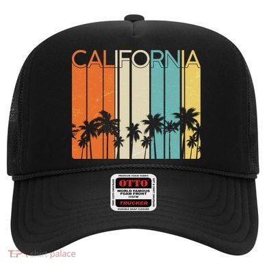 Retro California Palms Hat