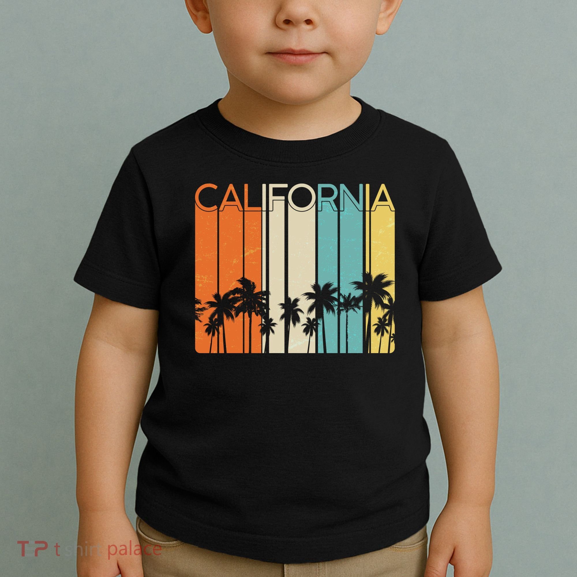 Retro California Palms Toddler T-Shirt