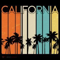 Retro California Palms Toddler T-Shirt thumb 4