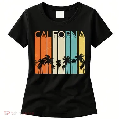 Retro California Palms Women's T-Shirt