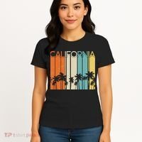 Retro California Palms Women's T-Shirt thumb 4