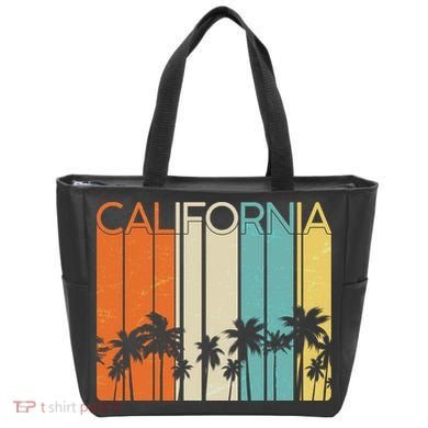 Retro California Palms Tote Bag