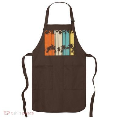 Retro California Palms Apron