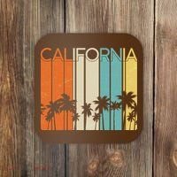 Retro California Palms Coaster thumb 0