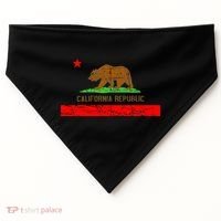 Retro California Republic Flag USA-Made Doggie Bandana thumb 0