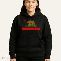 Retro California Republic Flag Hoodie thumb 5