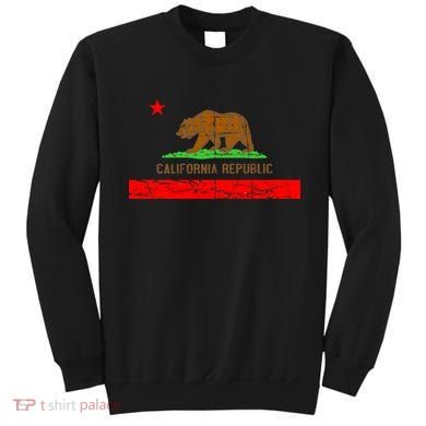 Retro California Republic Flag Sweatshirt