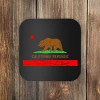 Retro California Republic Flag Coaster thumb 0