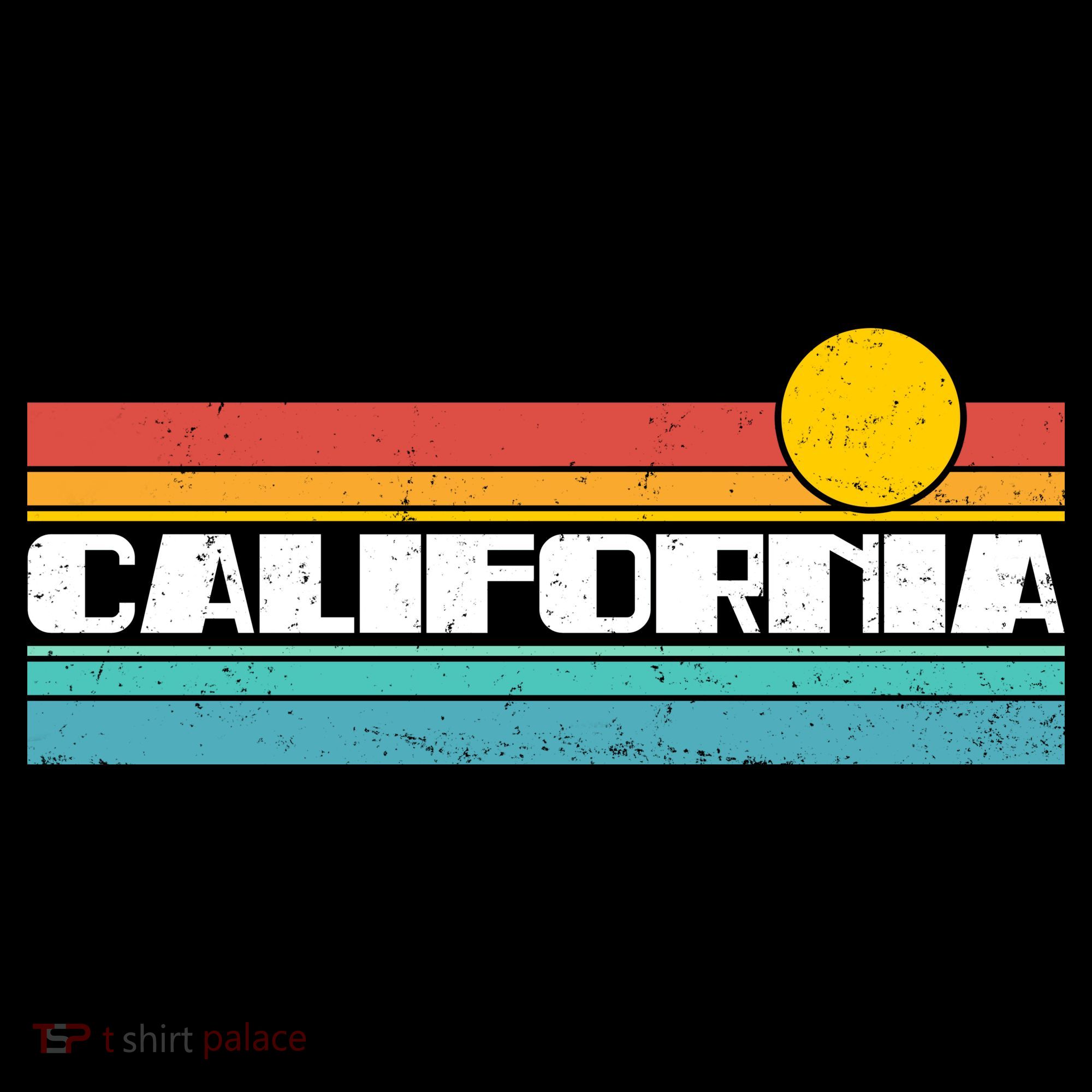 Retro California Stripe Logo Doggie Tank