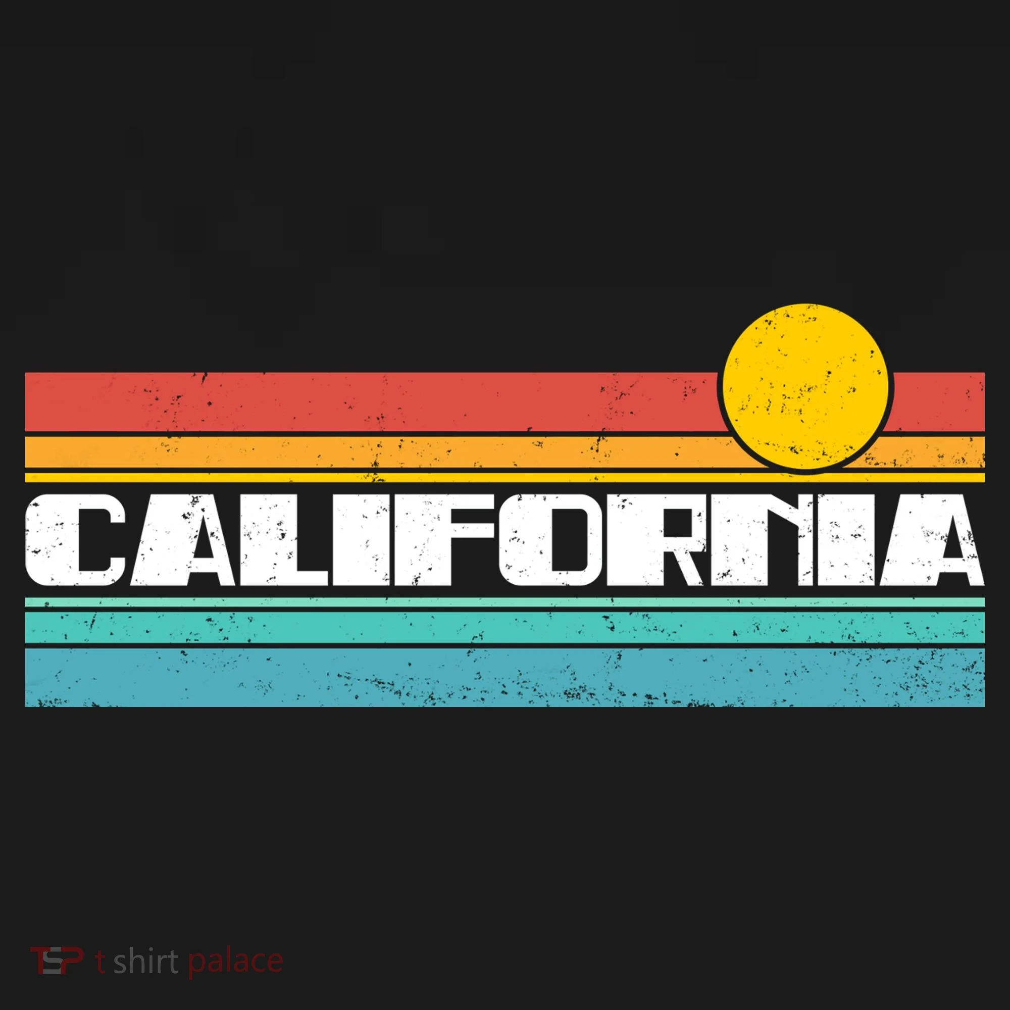 Retro California Stripe Logo Doggie Tank