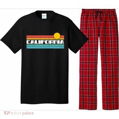 Retro California Stripe Logo Pajama Set