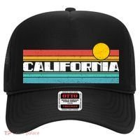 Retro California Stripe Logo Hat thumb 0