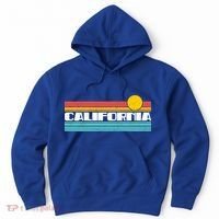 Retro California Stripe Logo Hoodie thumb 0