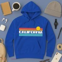 Retro California Stripe Logo Hoodie thumb 3