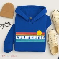 Retro California Stripe Logo Hoodie thumb 4