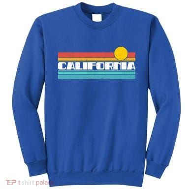 Retro California Stripe Logo Sweatshirt