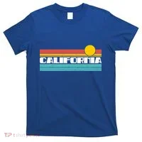 Retro California Stripe Logo T-Shirt thumb 0