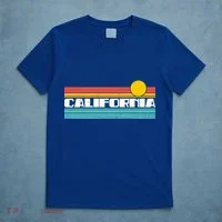 Retro California Stripe Logo T-Shirt thumb 5