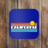 Retro California Stripe Logo Coaster thumb 0
