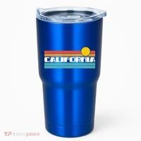Retro California Stripe Logo Tumbler thumb 0