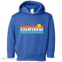Retro California Stripe Logo Toddler Hoodie thumb 0