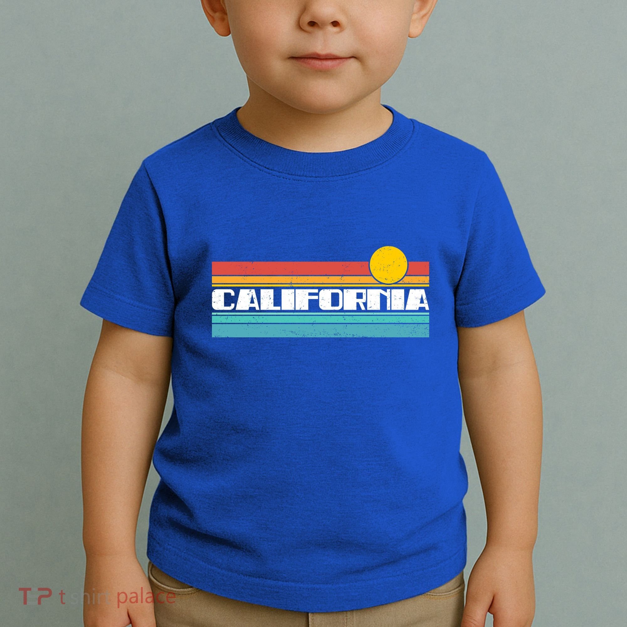 Retro California Stripe Logo Toddler T-Shirt