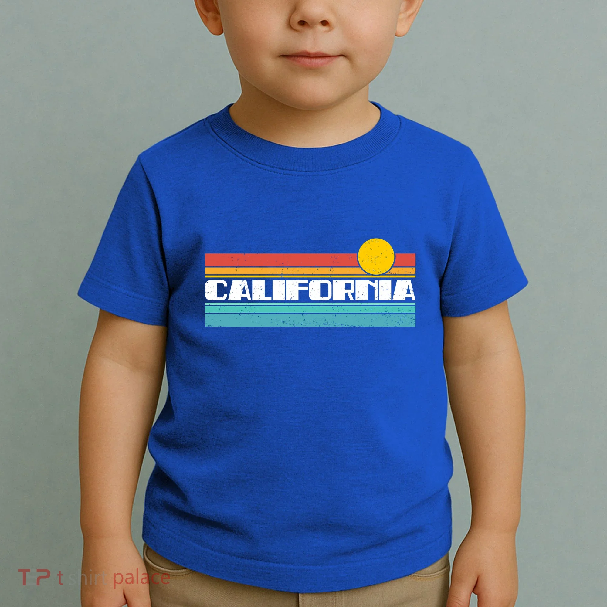 Retro California Stripe Logo Toddler T-Shirt